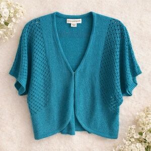Knitted Teal Cardigan